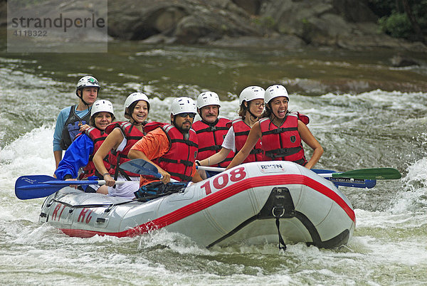 Rafting auf dem Ocoee River  Tennessee  USA