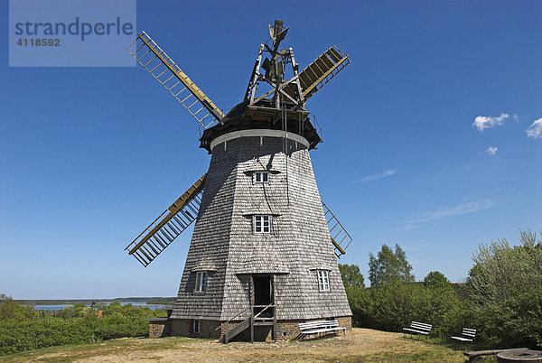 Mühle von Benz  Insel Usedom  Mecklenburg-Vorpommern  Deutschland  Europa