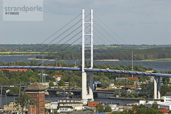 Eue Rügenbrücke  Hansestadt Stralsund  Mecklenburg-Vorpommern  Deutschland  Europa