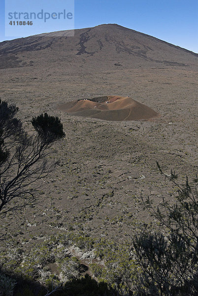 Vulkan Piton de la Fournaise  Insel La Reunion  Frankreich  Afrika