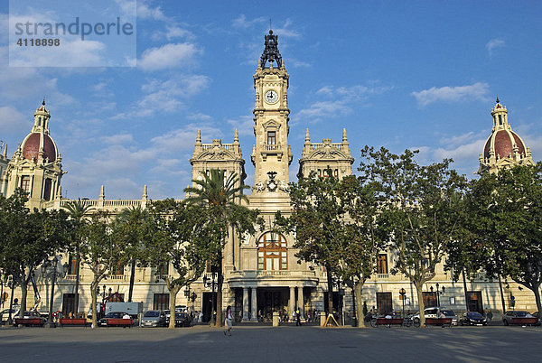 Rathaus der Stadt Valencia  Spanien  Europa