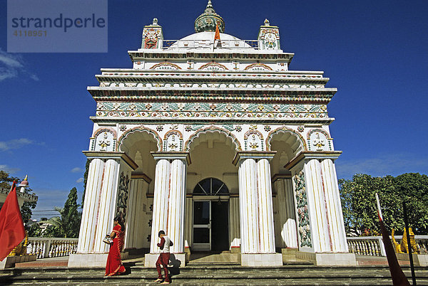 Hindu-Tempel von Triolet  Insel Mauritius  Afrika