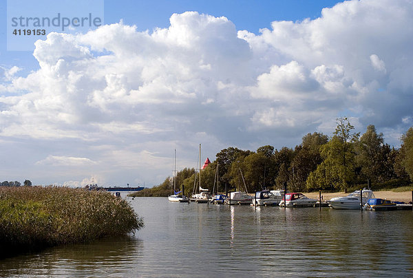 Hafen von Sandstedt  Niedersachsen  Deutschland