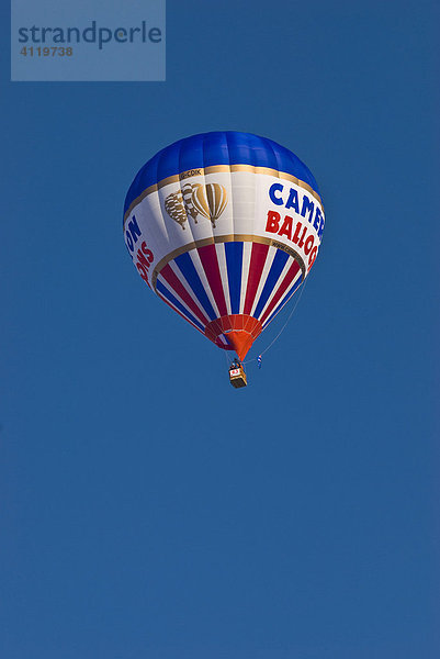 Heißluftballon am Himmel