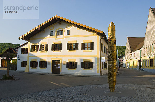 Geburtshaus Papst Benedikt XVI  Marktl am Inn  Bayern  Deutschland  Europa