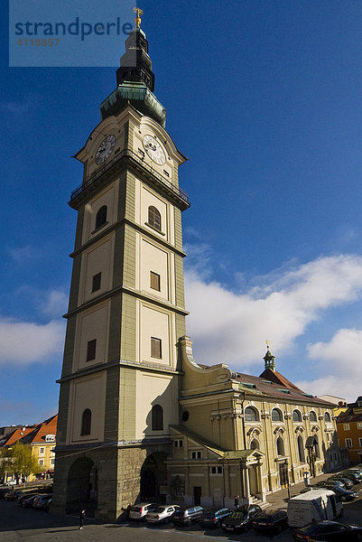 Stadtpfarrkirche St. Egid  Klagenfurt  Kärnten  Österreich