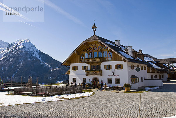 Hotel und Restaurant Winterstellgut  Annaberg im Tennengebirge  Land Salzburg  Österreich