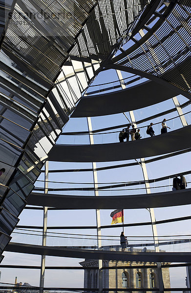 Kuppel vom Reichstag von innen