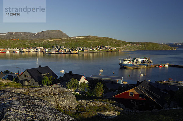 Hammerfest  nördlichste Stadt Europas  Finnmark  Norwegen