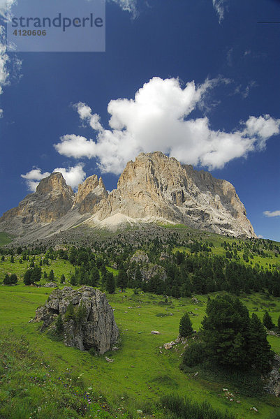 Langkofel-Gruppe  Dolomiten  Südtirol  Italien