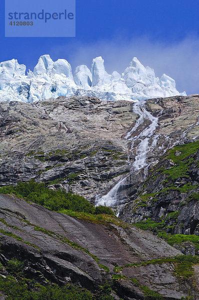 Jostedalbreen Gletscher  Norwegen  Skandinavien