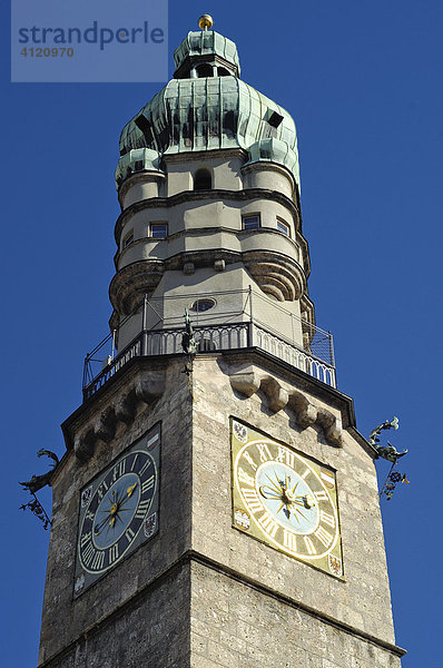 Stadtturm  Herzog-Friedrich-Straße  Innsbruck  Tirol  Österreich