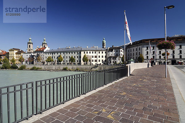 Innzeile  Altstadt  Innsbruck  Tirol  Österreich