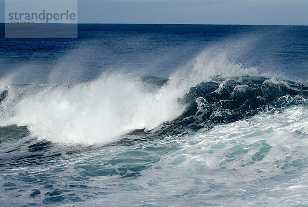 Große brechende Welle im Meer