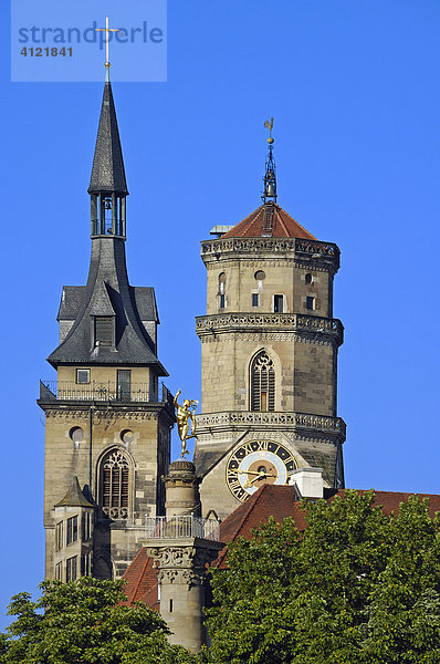 Stiftskirche  Stuttgart  Baden-Württemberg  Deutschland