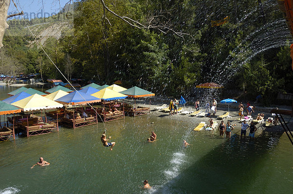Restaurant und Aquapark am Dim Fluss  Türkei
