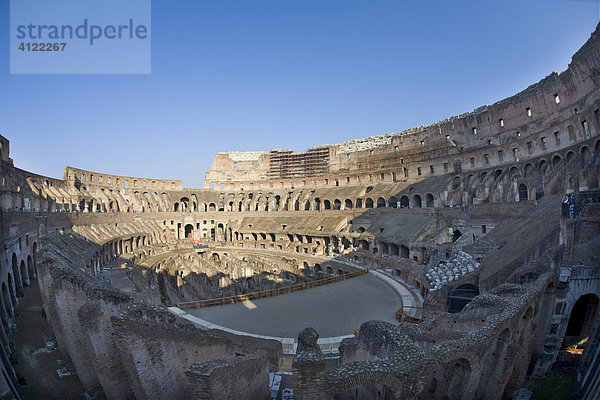 Kolosseum Innenansicht  Rom  Italien