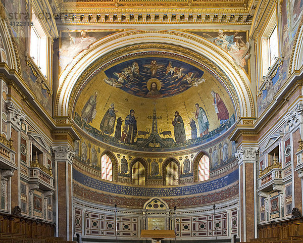 Apsismosaik in der Lateranbasilika  Rom  Italien