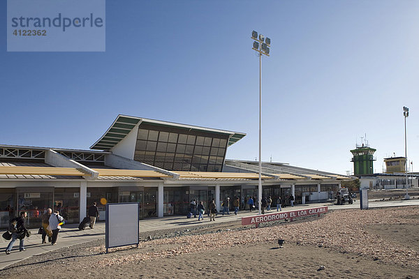 Flughafen von Calama  Región de Antofagasta  Chile  Südamerika