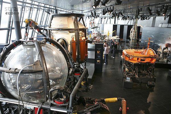 U-Boot  das bei Erdölförderung eingesetzt wird  Erdölmuseum  Stavanger (Kulturhauptstadt 2008)  Norwegen
