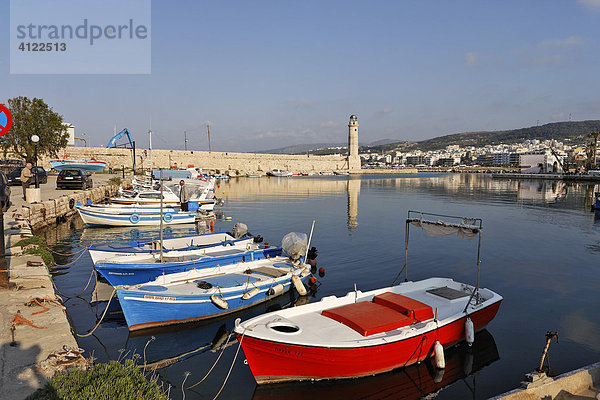 Hafen von Rethymno  Kreta  Griechenland