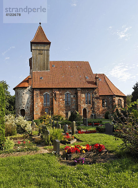 Pfarrkirche St. Katharina in Middelhagen  Rügen  Deutschland