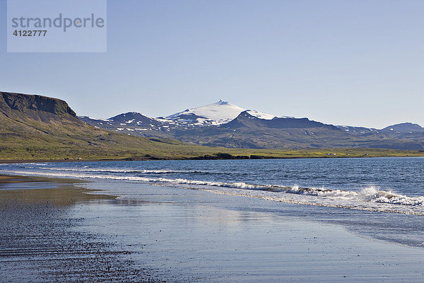 Snaefellsnessjökull (Jules Verne Reise zum Mittelpunkt der Erde)  Snaefellsness Halbinsel  Island