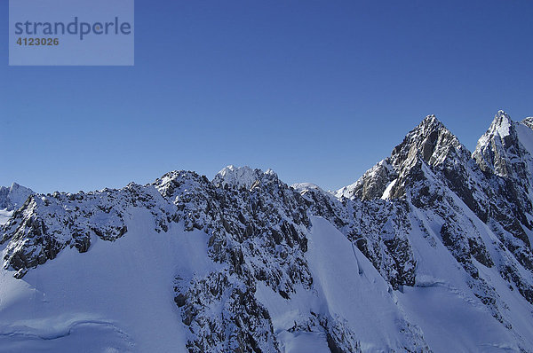 Mt Cook  Flug mit einem Helikopter  Südinsel  Neuseeland