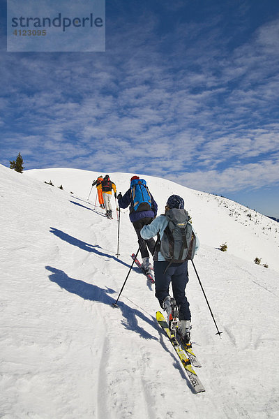 Schitour auf den Terzer Göller  Steiermark  Österreich