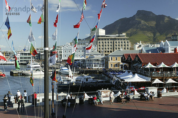 Touristenmeile  Quay 4  Waterfront  Kapstadt  Südafrika