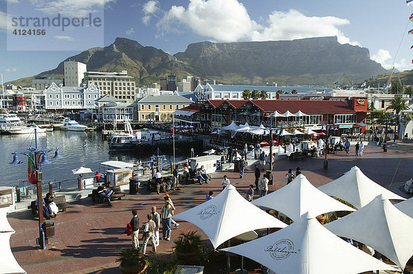 Touristenmeile  Quay 4  Waterfront  Kapstadt  Südafrika