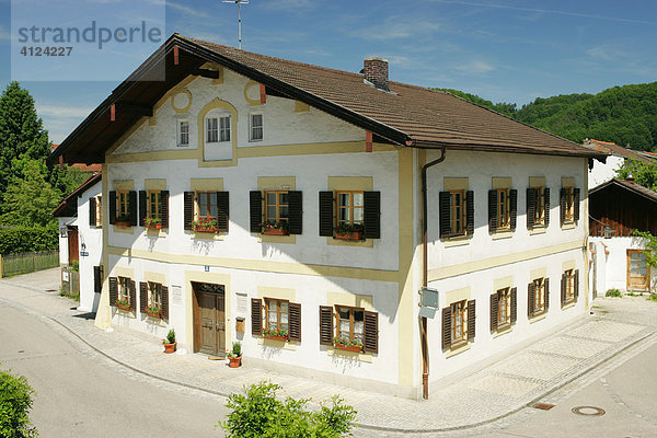 Geburtshaus von Papst Benedikt  Marktl  Oberbayern  Bayern  Deutschland
