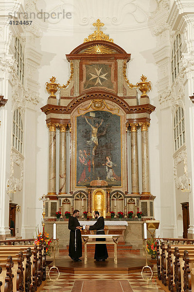 St. Magdalena Kirche  Altötting  Oberbayern  Bayern  Deutschland
