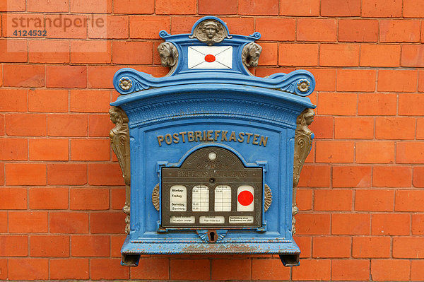 Historischer Postkasten  Celle  Niedersachsen  Deutschland