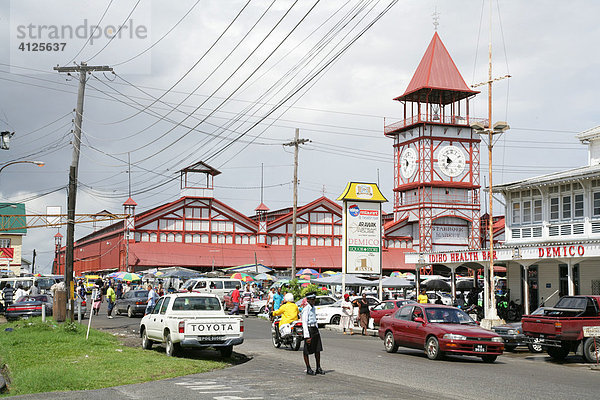 Stabroek Markthalle  Georgetown  Guyana  Südamerika