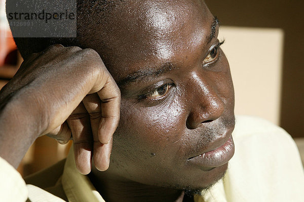 Mann  Porträt  Garoua  Kamerun  Afrika