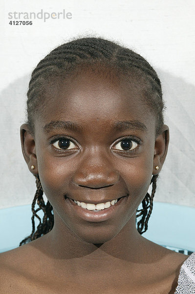 Mädchen  Portrait  Garoua  Kamerun  Afrika