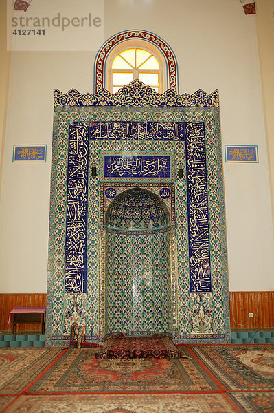 Die Kanzel  Bozan Moschee  Innenaufnahme  Südtürkei  Türkei  Asien
