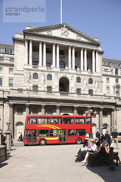 Bank of England  London  England  Großbritannien  Europa