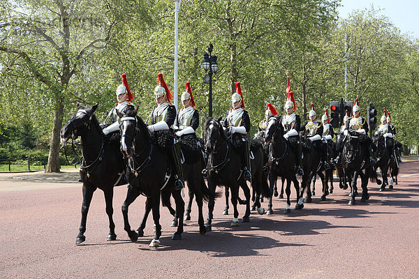 Reiter Garde  London  England  Großbritannien  Europa