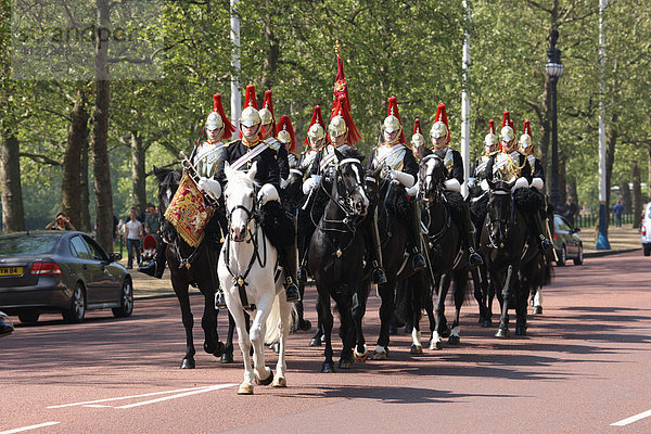 Reiter Garde  London  England  Großbritannien  Europa
