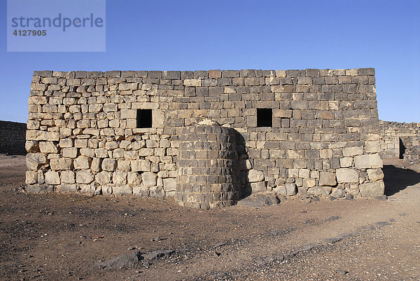 Ehemalige Moschee des Wüstenschlosses Qasr al-Azraq  Jordanien