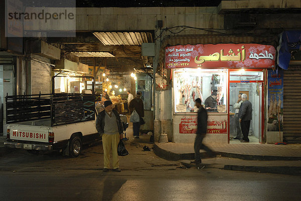 Abendstimmumg in der Altstadt von Amman  Jordanien
