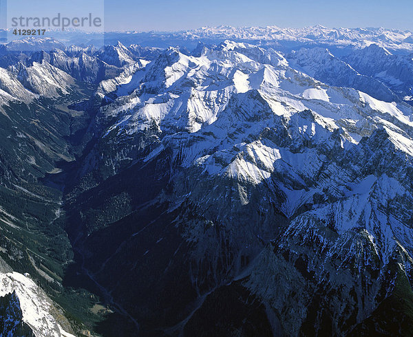 Karwendelhauptkamm  Karwendel  Tirol  Österreich