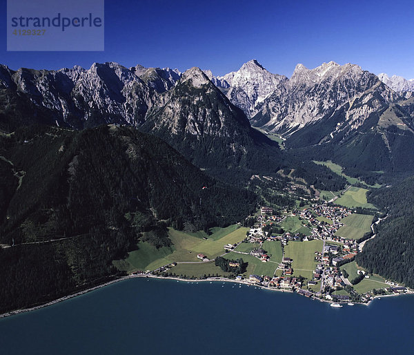 Achensee  Pertisau  hinten Karwendel  Tirol  Österreich