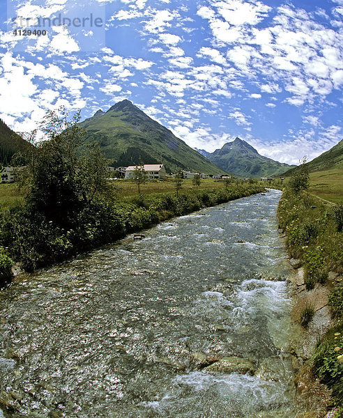 Trisanna  Paznauntal bei Galtür  Tirol  Österreich