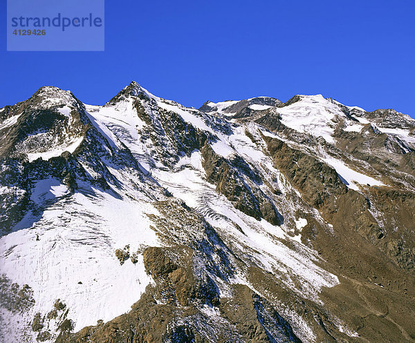 Feuersteine und Wilder Pfaff  Stubaier Alpen  Tirol  Österreich