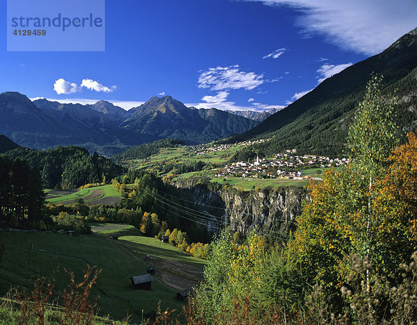 Inntalschlucht bei Karres  Inntal  Tirol  Österreich