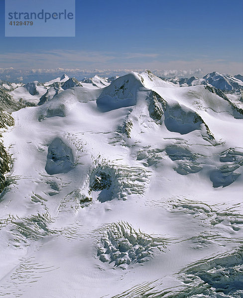 Ötztaler Wildspitze  Weisskamm  Pitztal  Gletscher  Ötztaler Alpen  Tirol  Österreich