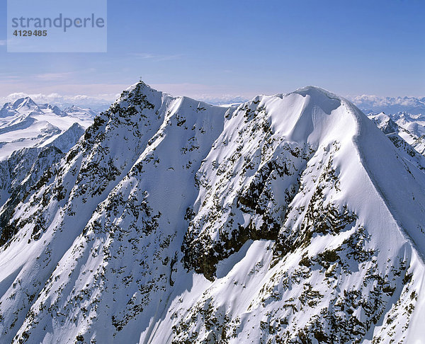 Ötztaler Wildspitze  Weisskamm  Pitztal  Ötztaler Alpen  Tirol  Österreich